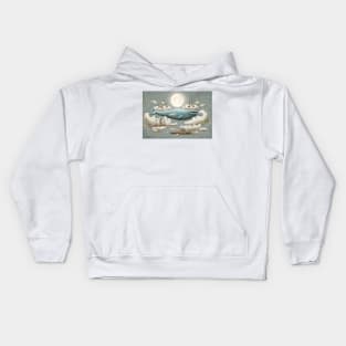 Ocean Meets Sky option Kids Hoodie